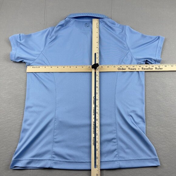 FootJoy Polo Shirt Blue Womens Size M Jekyll Island Club Resort - Picture 6 of 9